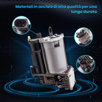 Pompa del compressore della sospensione dellaria compatibile per Mercedes W164 X164 ML320 ML450 ML500