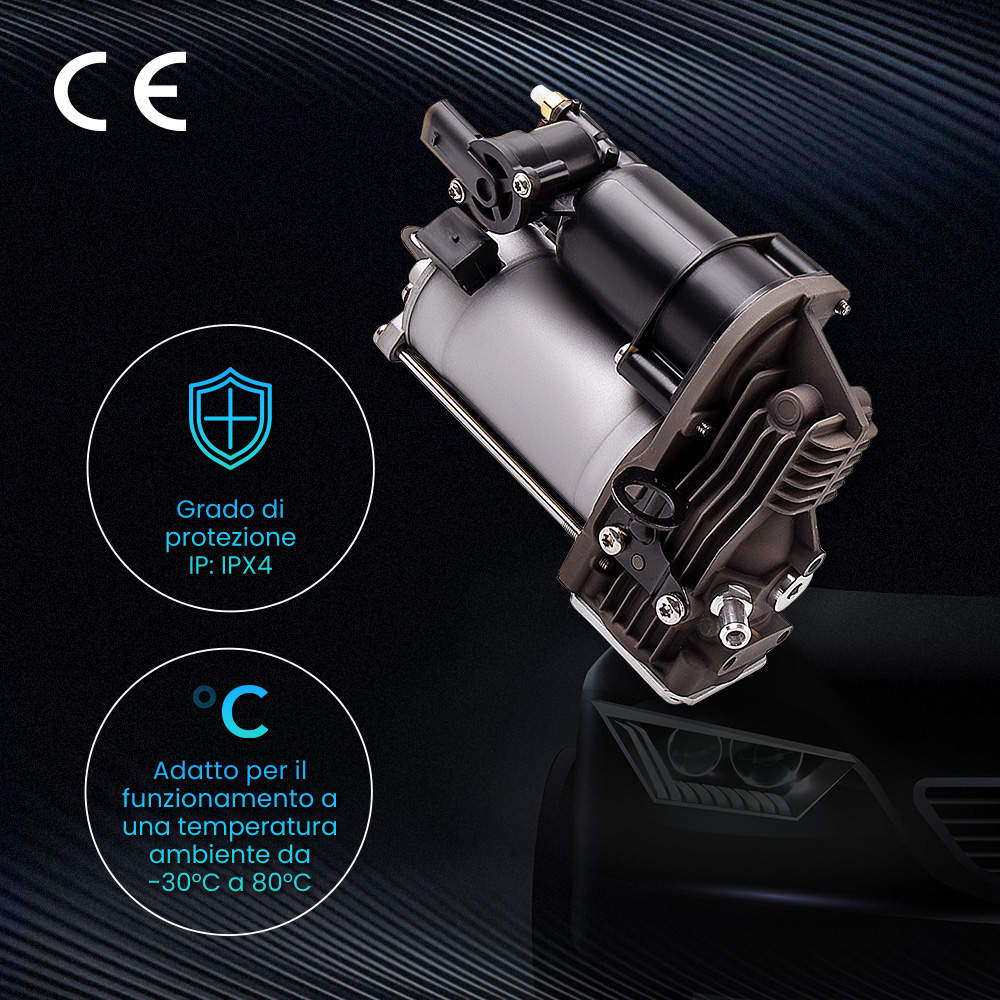 Pompa del compressore della sospensione dellaria compatibile per Mercedes W164 X164 ML320 ML450 ML500