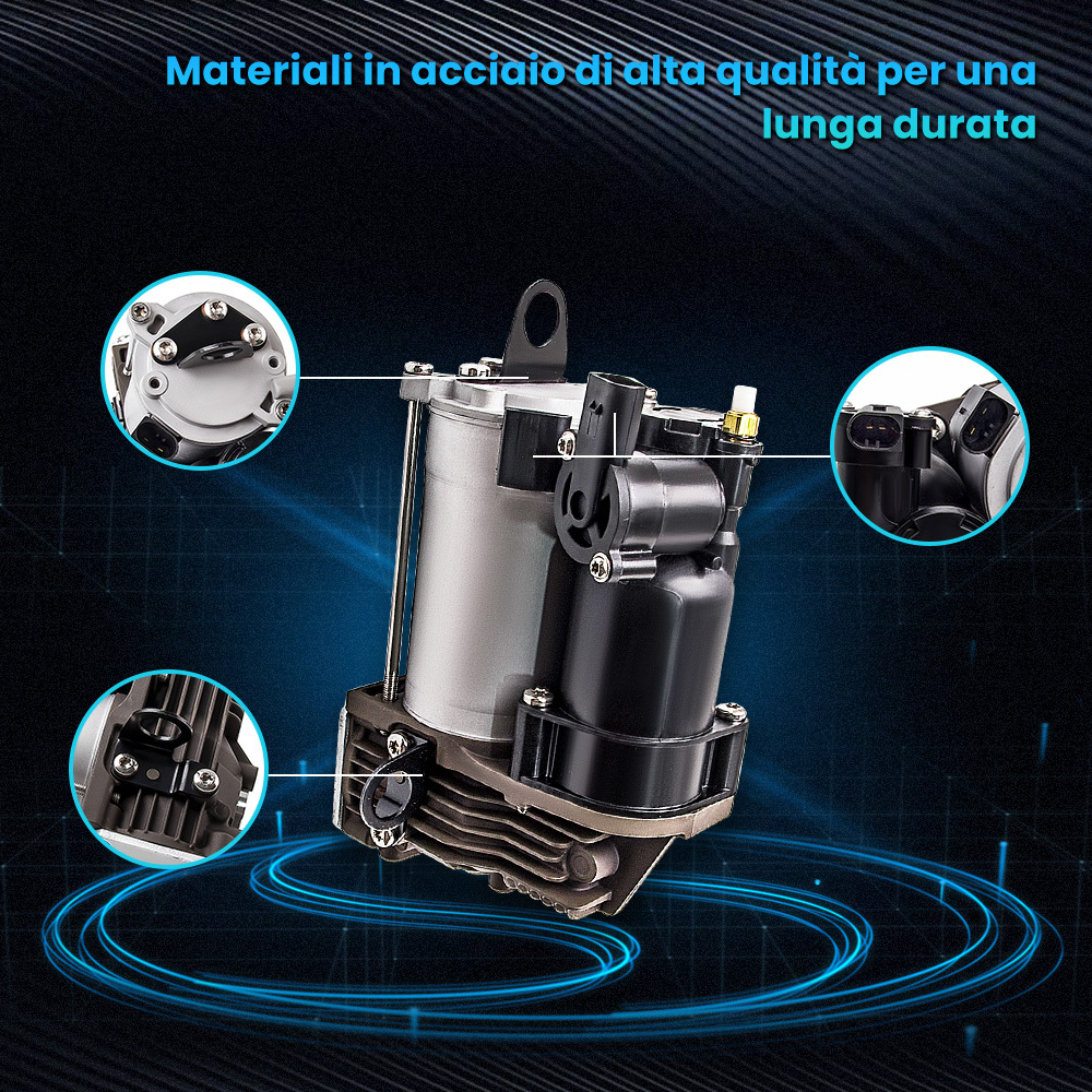 Compressore Sospensioni Pneumatiche e relè Compatibile per Mercedes ML-Class W166 2012-2015