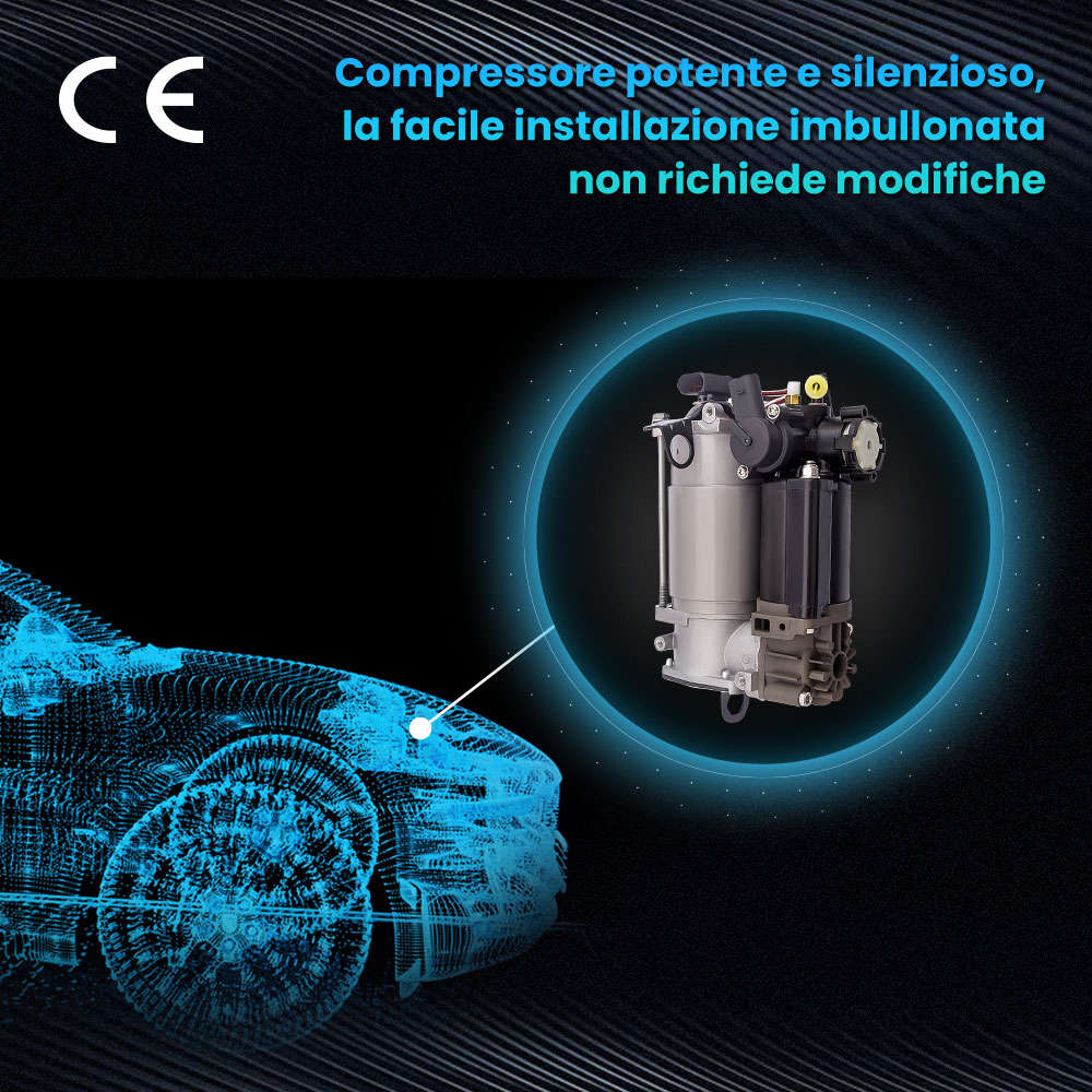Sospensione anteriore Pneumatique struttura aria + pompa aria compatibile per Mercedes W220 Classe S