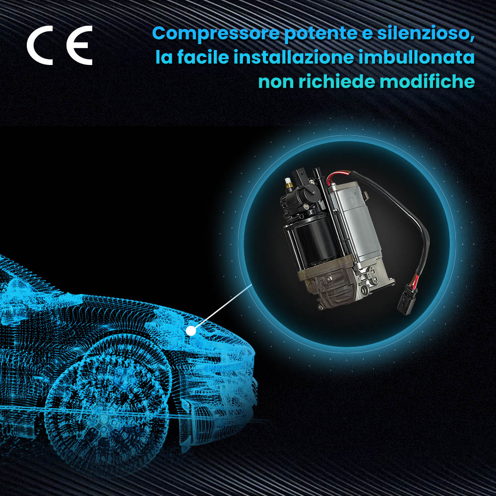 Compressore Sospensioni Pneumatiche compatibile per Mercedes classe E W212 S212 2123200104