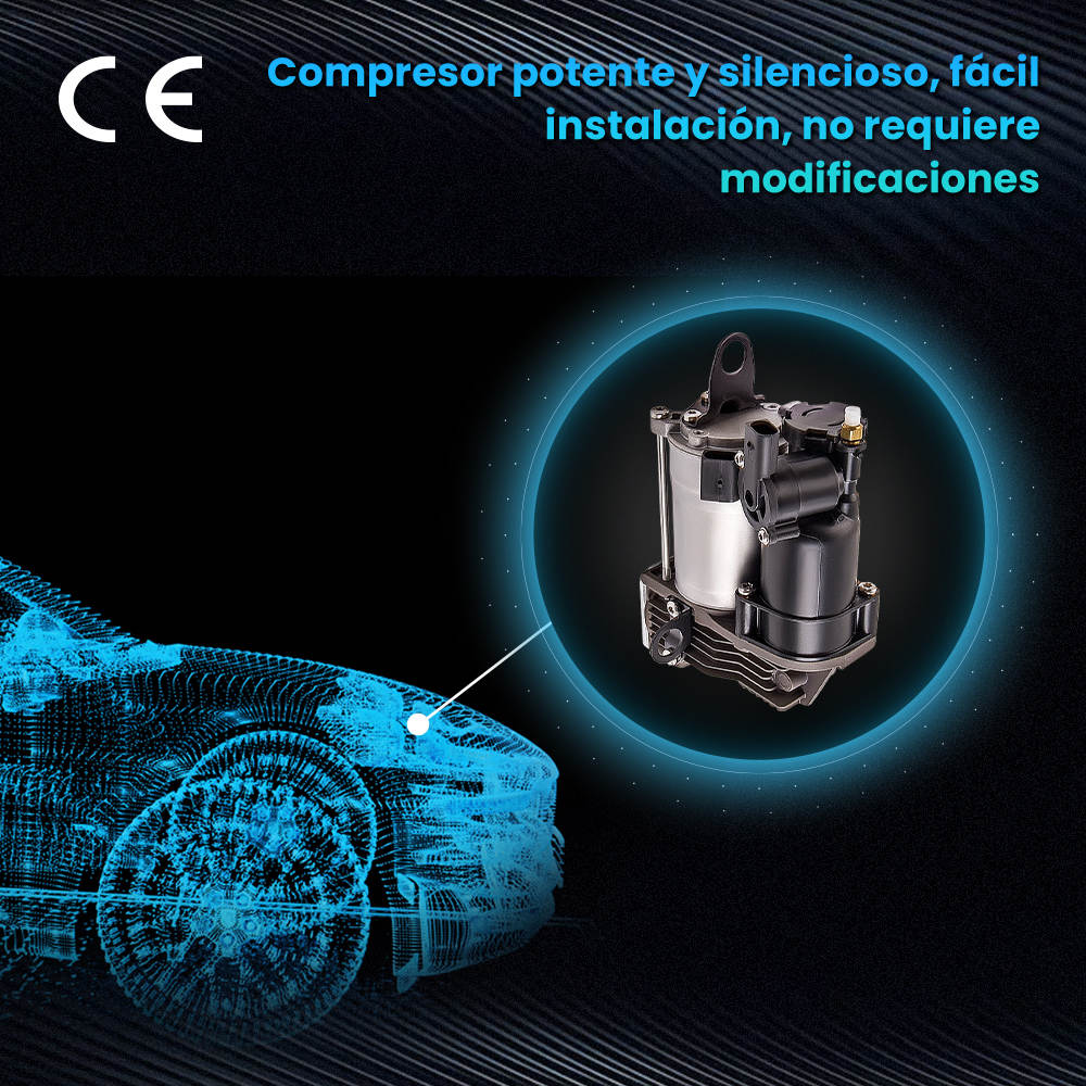 Suspensión Neumática Compresor compatible para Mercedes-Benz W221 Clase-S 05-13 2213201704