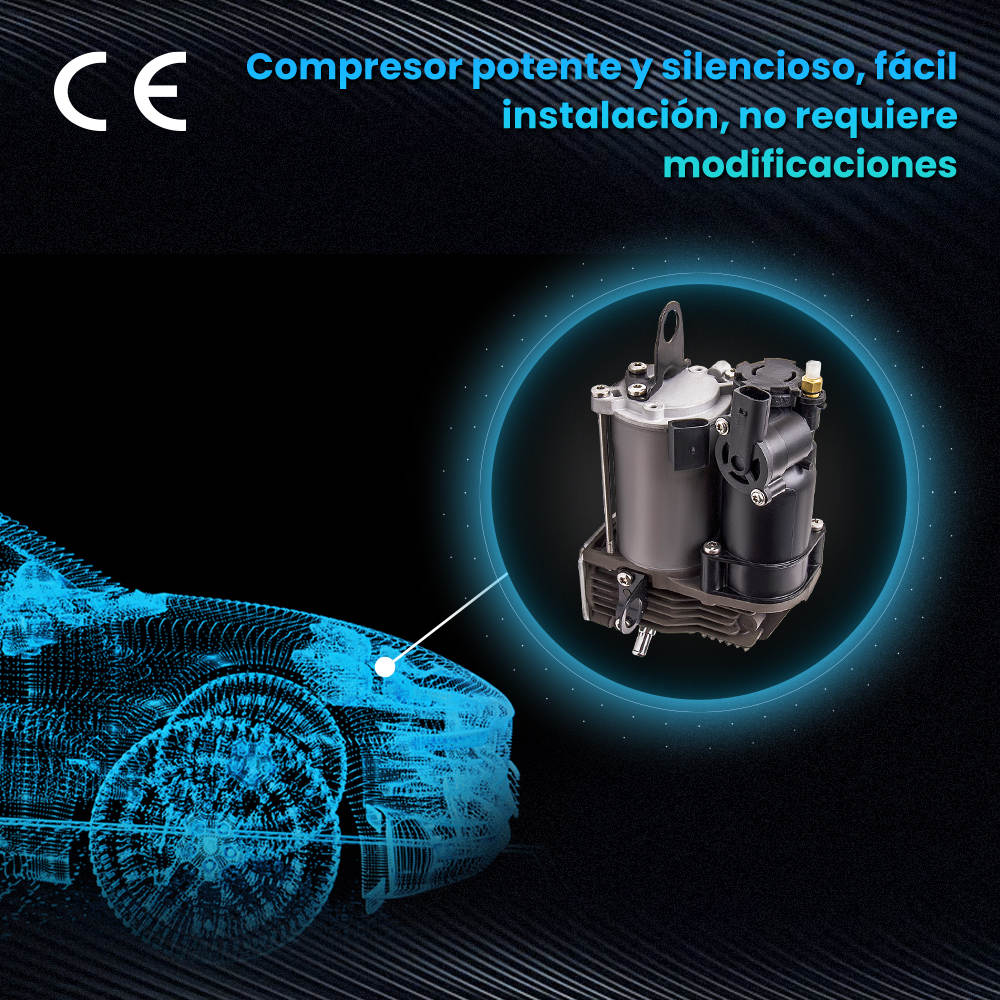 Compresor compatible para Mercedes W251 R-CLASS 2006-2013 suspensión neumática 2513201304