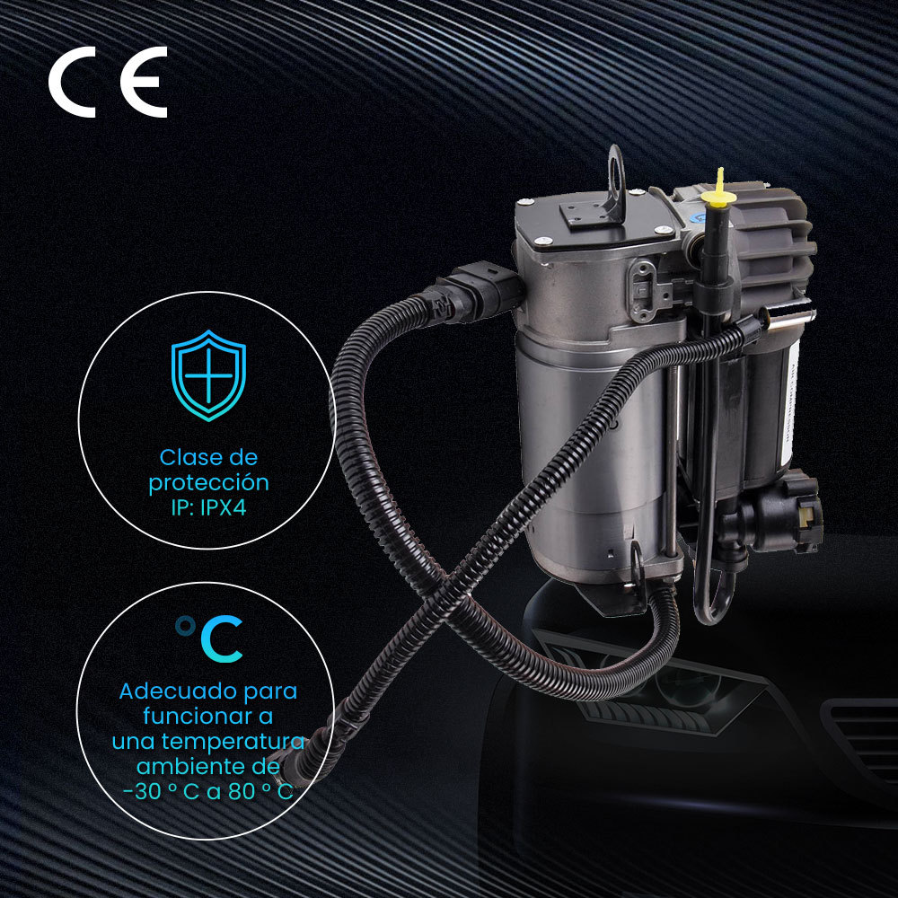 Compresor de Aire Suspensión Neumática+Relé Compatible para Audi A6 C5,4B Allroad 4Z7616007