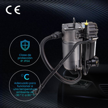 Compresor de Aire Suspensión Neumática+Relé Compatible para Audi A6 C5,4B Allroad 4Z7616007