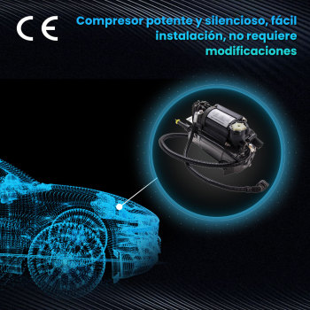 Compresor de Aire Suspensión Neumática+Relé Compatible para Audi A6 C5,4B Allroad 4Z7616007