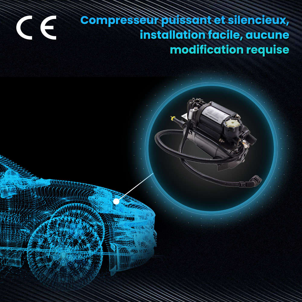 Air Compresseur suspension pneumatique 4Z7616007A compatible pour Audi a6 c5 4b Allroad