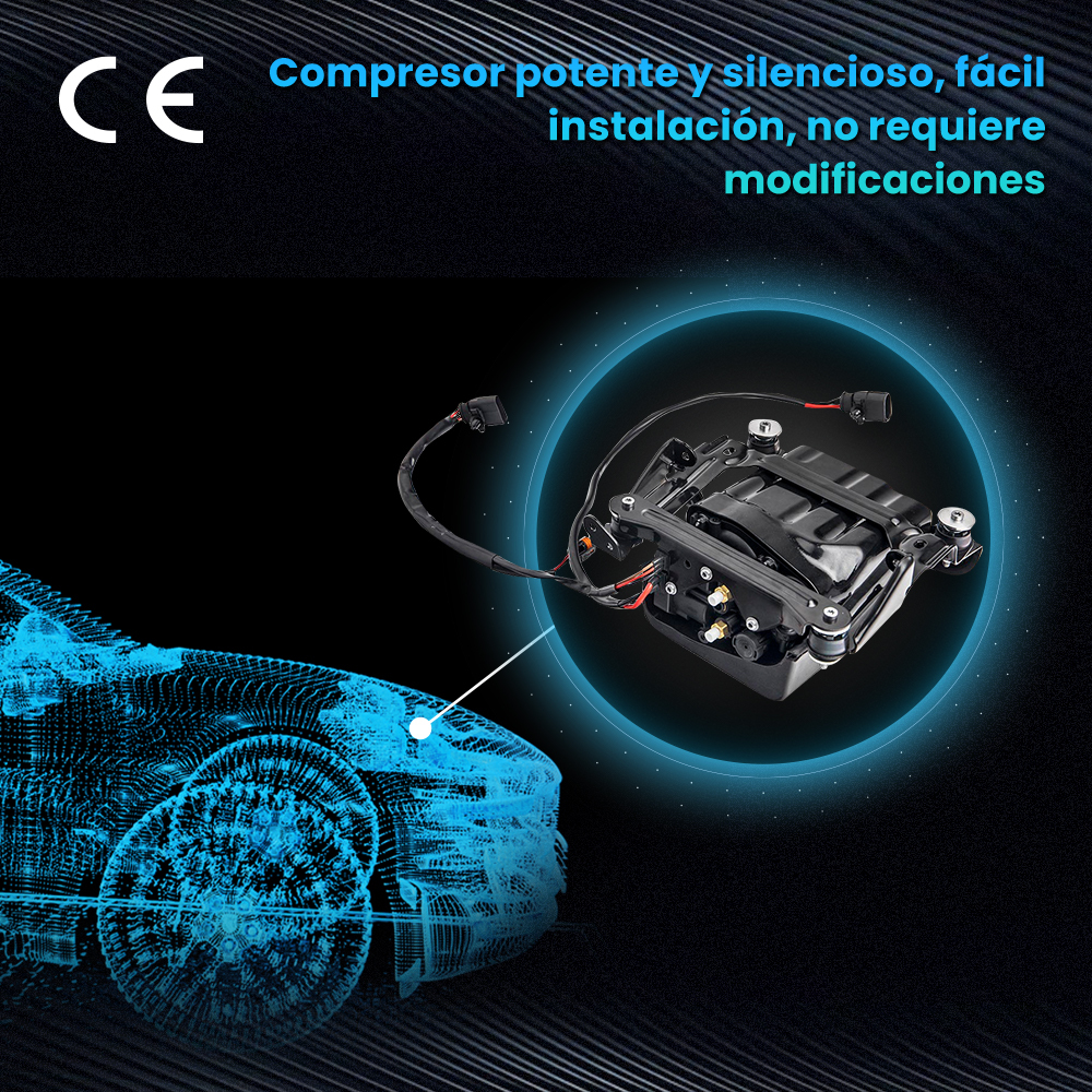 Bomba de compresor de suspensión neumática compatible para Porsche Panamera 970 2010-2015 97035815107