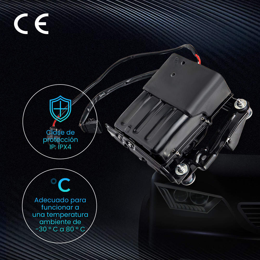 Bomba de compresor de suspensión neumática compatible para Porsche Panamera 970 2010-2015 97035815107