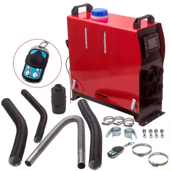 Diesel Heater 12V 5KW LCD Remote 1KW-5KW diesel heater for Van Bus Truck Motor-Homes 4-Hole