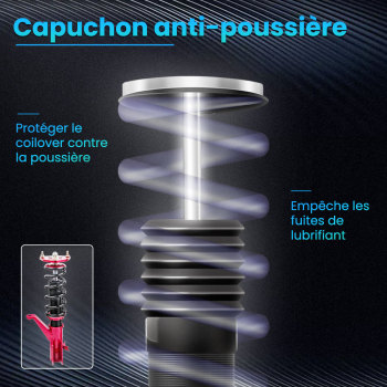 Combines filetes amortisseurs compatible pour HONDA Civic EM2 2001-2005kit d'abaissement