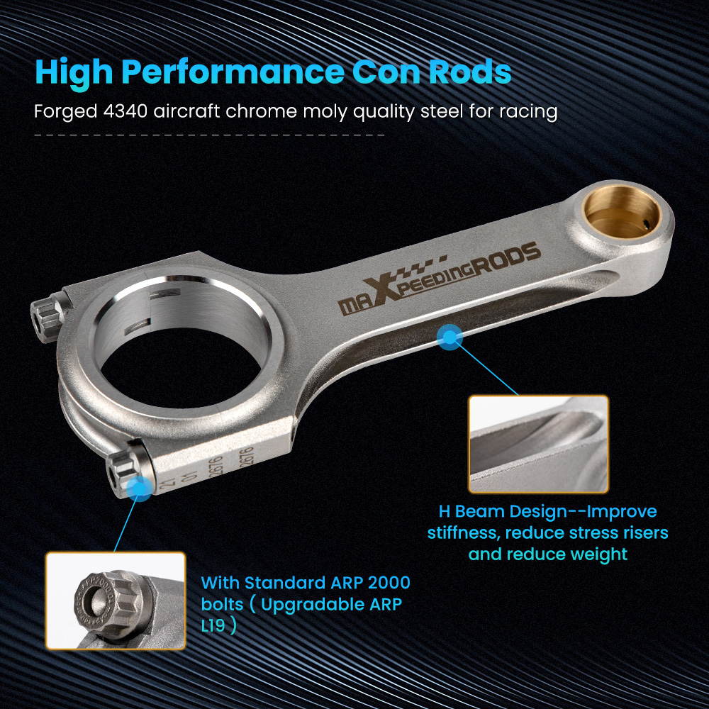 Compatible for Triumph TR250 2.5L I6 146.05mm Connecting Rod