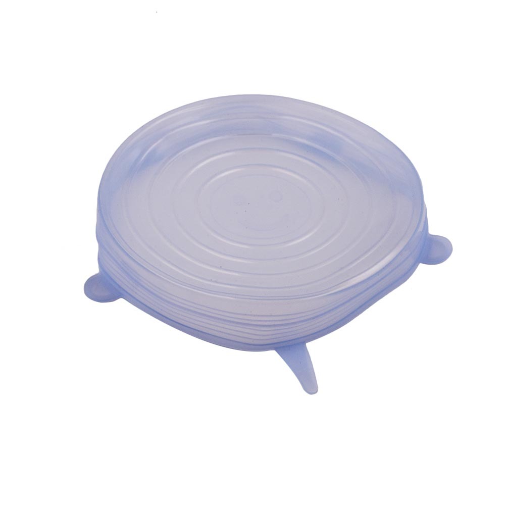 6pcs Safe Food Grade Silicone Insta Lids Suction Lid-bowl Cover Stretch Lids