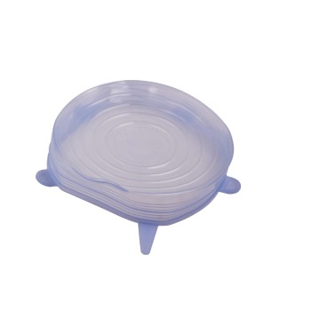 6pcs Safe Food Grade Silicone Insta Lids Suction Lid-bowl Cover Stretch Lids