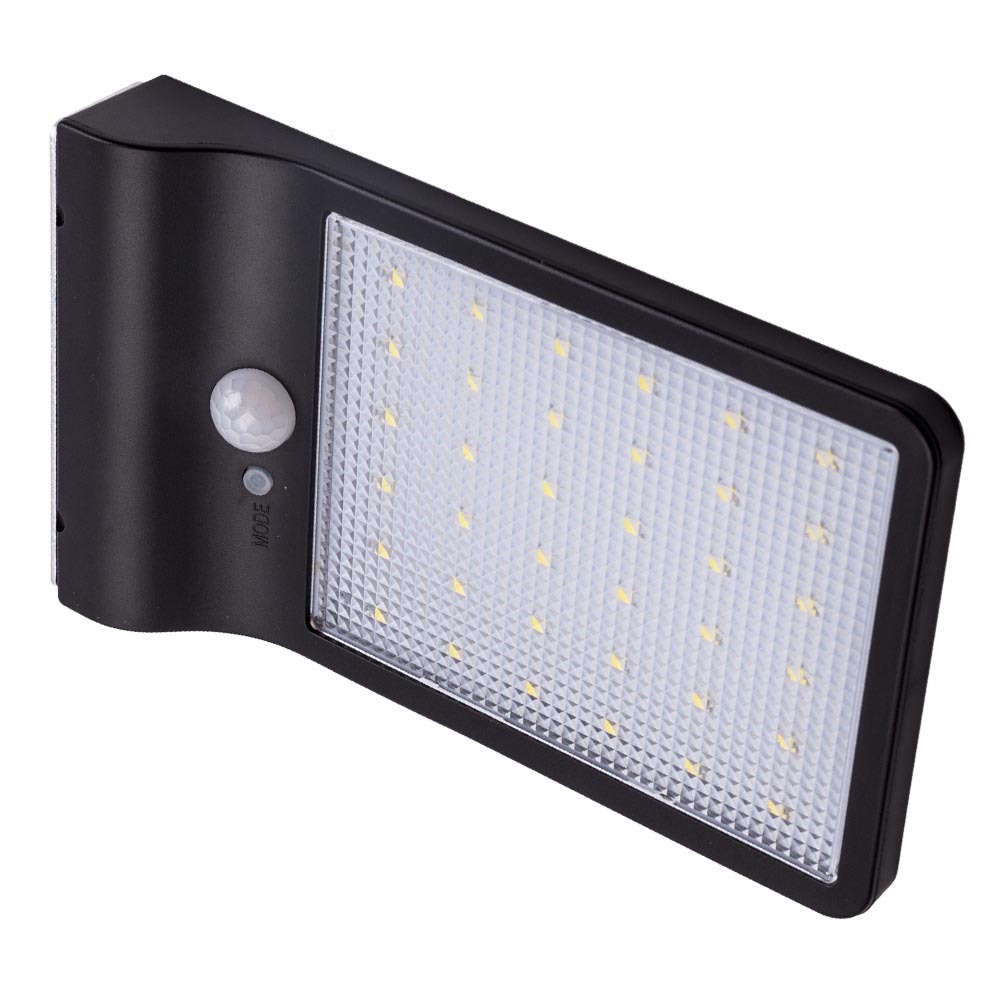 36 LED New Solar Wall Light Power PIR Motion Sensor Outdoor Garden Security Lamp