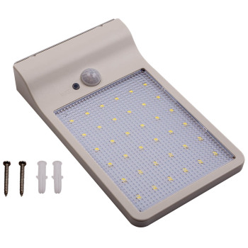 36 LED Solar Wall Light  Motion Sensor Outdoor Garden Street Security Lamp