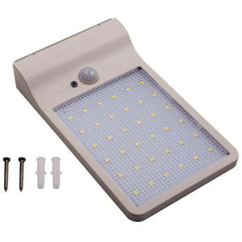36 LED Solar Wall Light  Motion Sensor Outdoor Garden Street Security Lamp