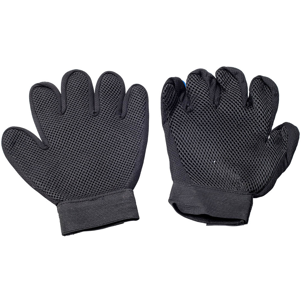 Pair Pet Grooming Glove Brush Dog compatible for Cat Dirt Hair Remover Mitt Massage Deshedding