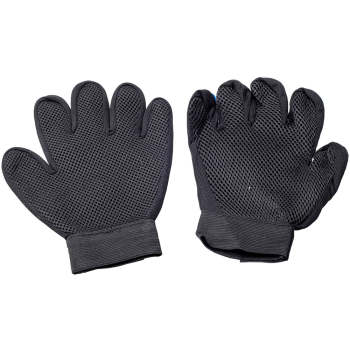 Pair Pet Grooming Glove Brush Dog compatible for Cat Dirt Hair Remover Mitt Massage Deshedding
