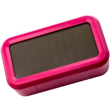 Red Digital LCD Snooze Electronic Alarm Clock with Backlight Light Control