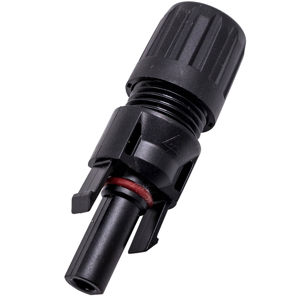 10 pairs Male Female Wire PV Cable Connector Set Solar Panel Black MC4 30A