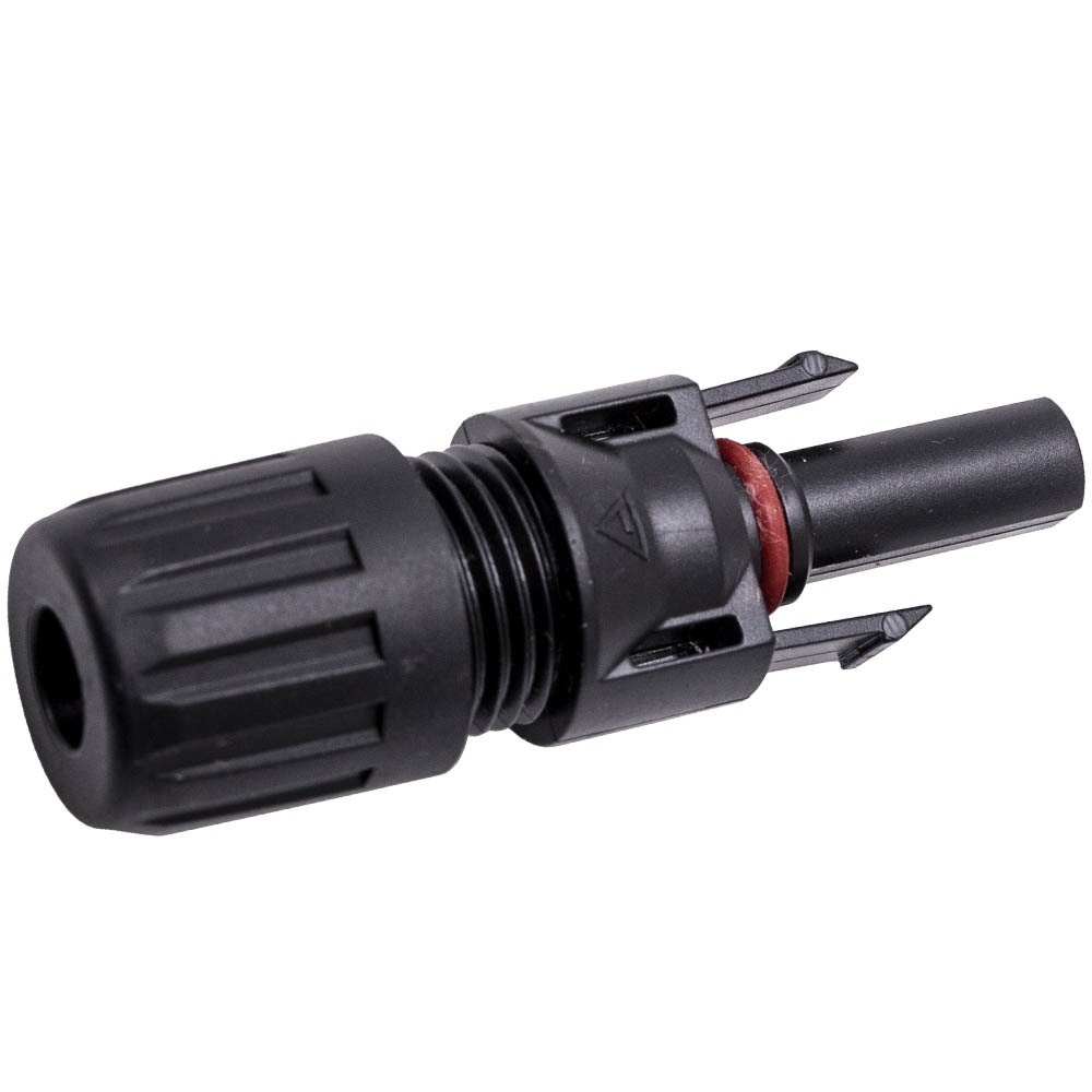 10 pairs Male Female Wire PV Cable Connector Set Solar Panel Black MC4 30A