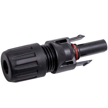 10 pairs Male Female Wire PV Cable Connector Set Solar Panel Black MC4 30A