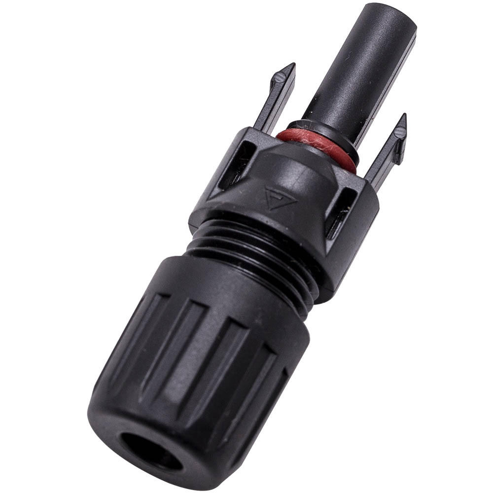 10 pairs Male Female Wire PV Cable Connector Set Solar Panel Black MC4 30A