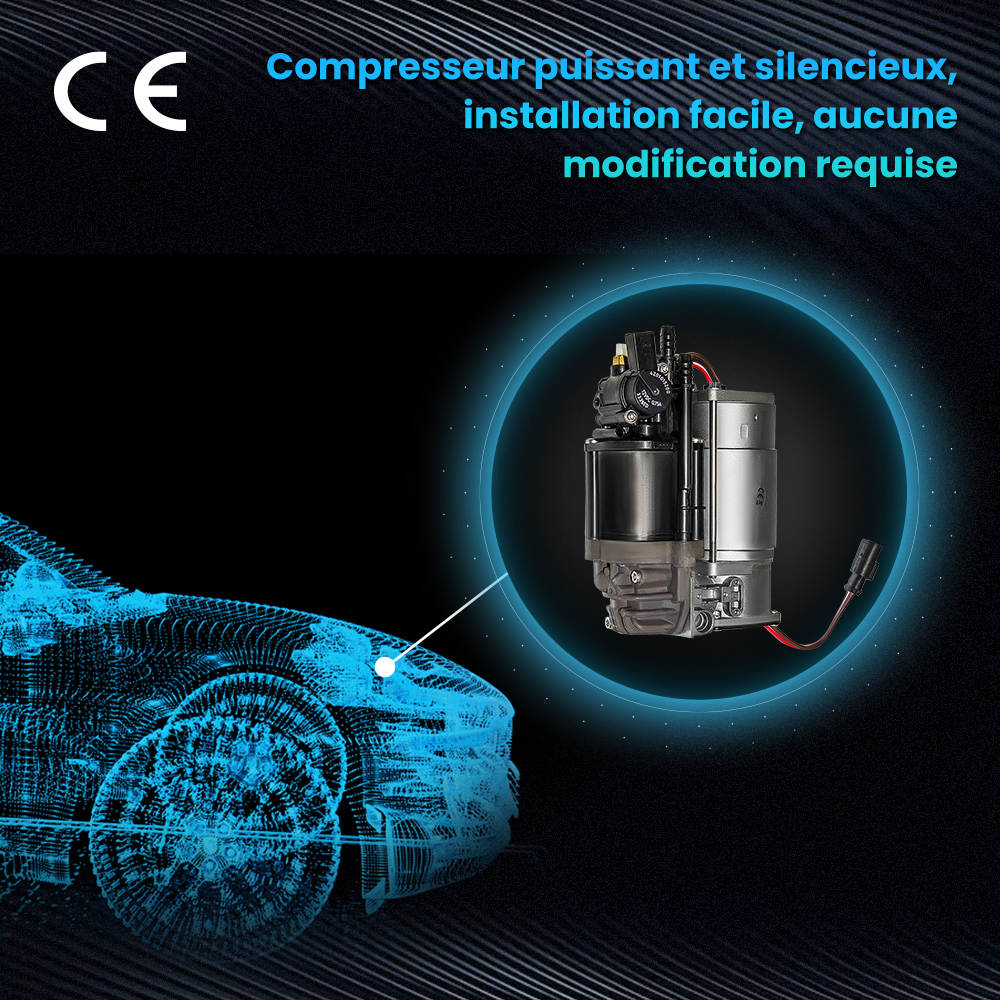 Compatible pour BMW Série 5 F07 F11 F18 Pompe à Suspension pneumatique Compresseur Airmatic 37206789450