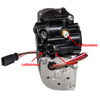 Air Suspension Compressor Pump + Valve Block 37206789450 2016 compatible for BMW 535i GT