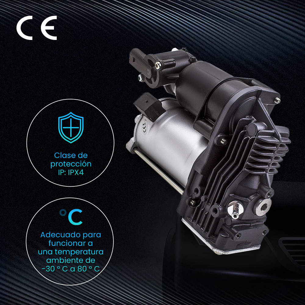 Bomba de compresor de suspensión neumática compatible para BMW Serie 5 E61 520i-545i 520d-535d xDrive