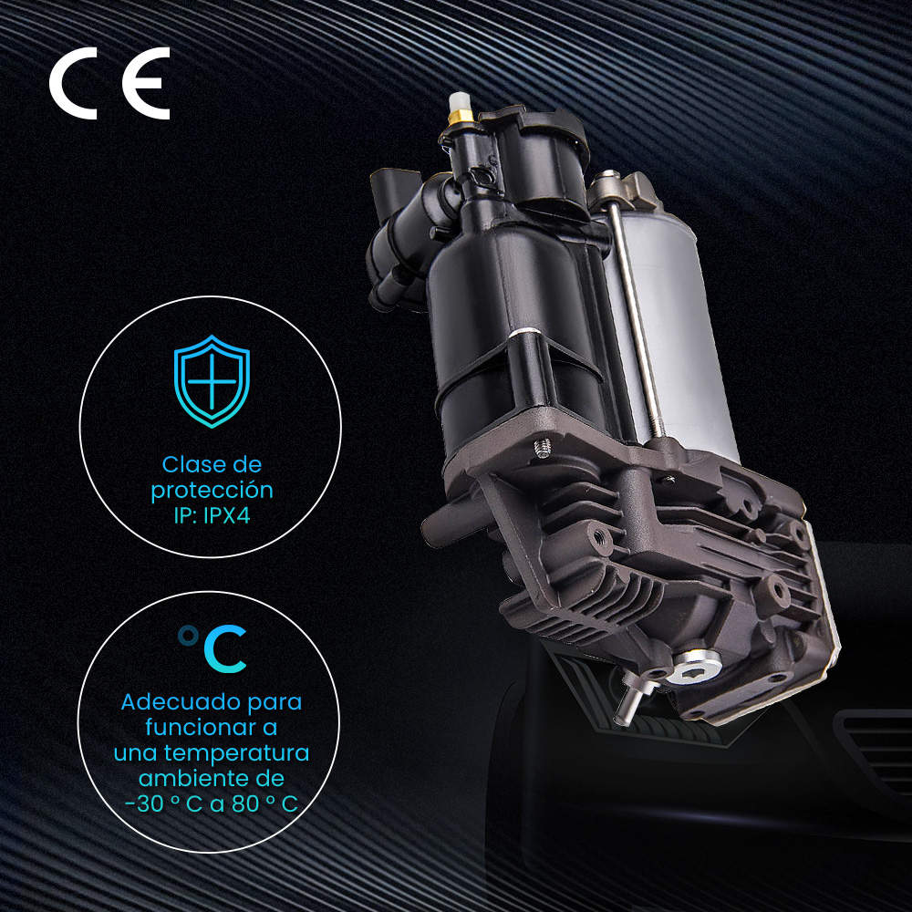 Compatible para BMW X5 (E70)X6 (E71)Suspensión Neumática Compresor + Relé 37206789