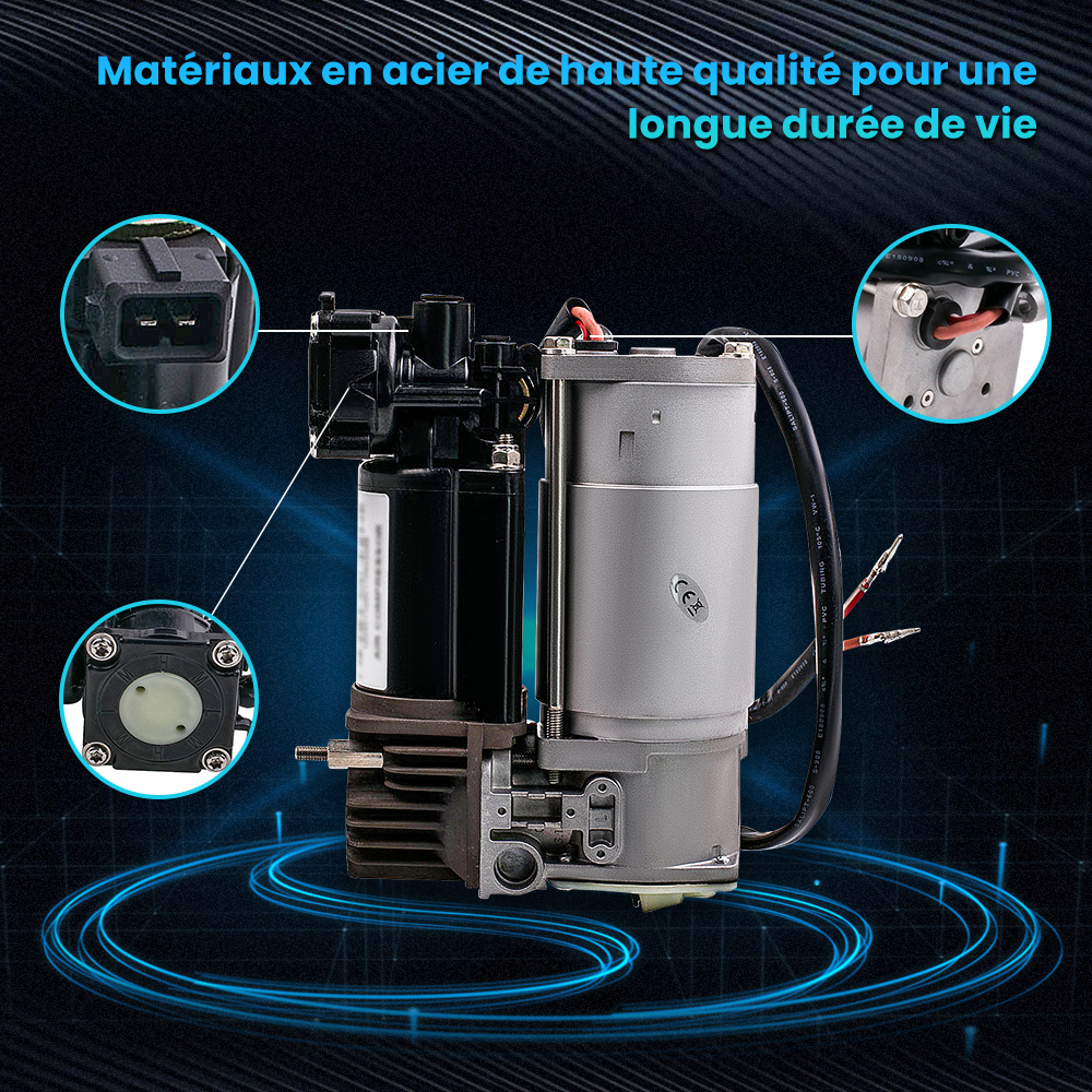 Compatible pour BMW x5 e53 suspension à 4 coins pneumatique compresseur OEM # 37226787617 nouveau
