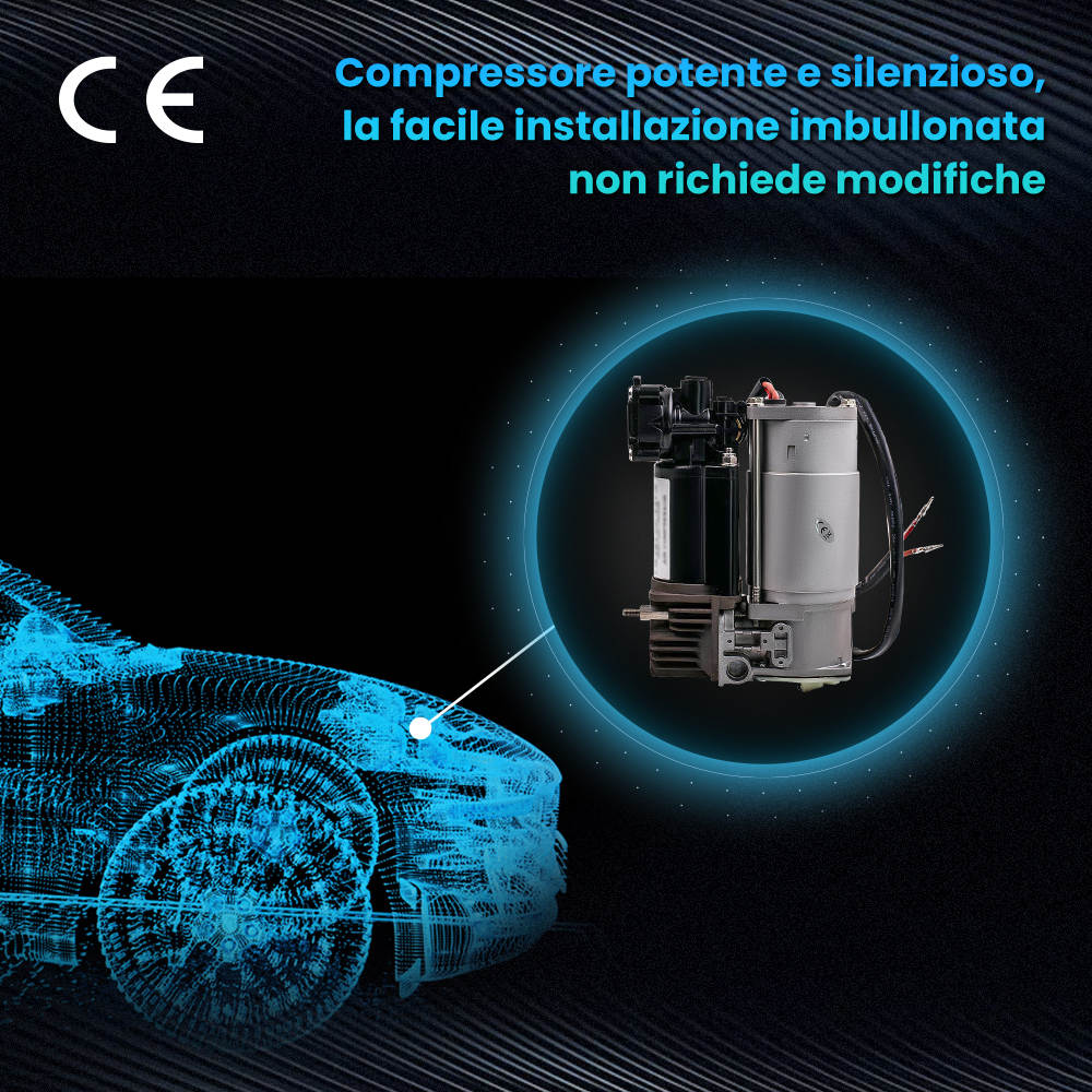 Compressore Sospensioni Pneumatiche compatibile per BMW X5 E53 4-Corner 00-06 37226787617