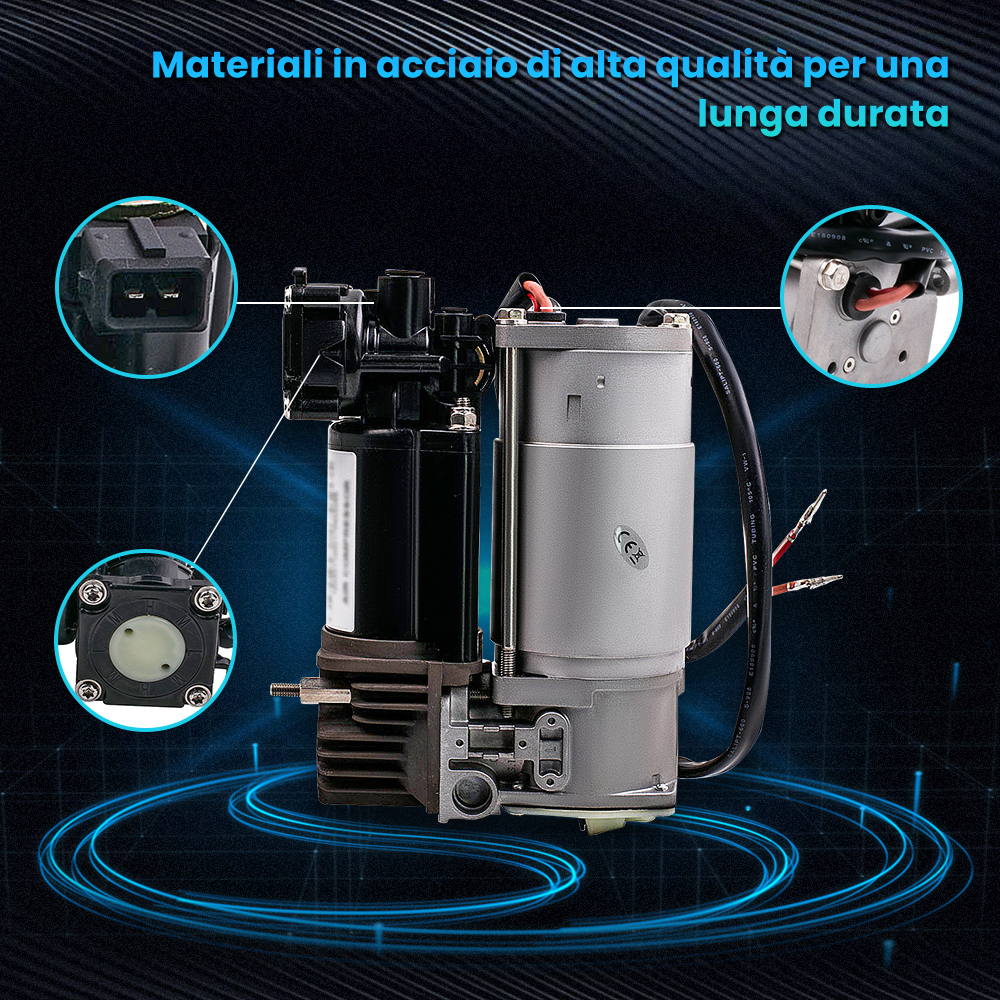 Compressore Sospensioni Pneumatiche compatibile per BMW X5 E53 4-Corner 00-06 37226787617