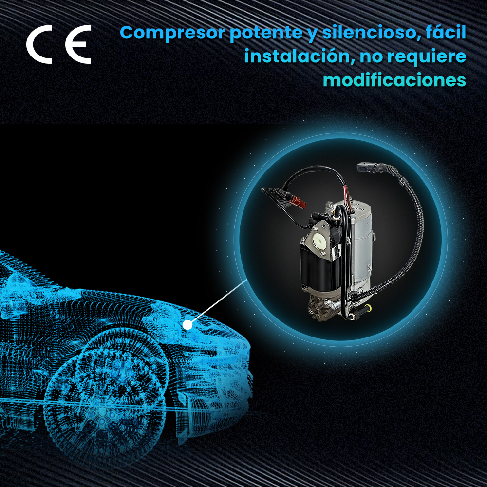 Bomba de compresor de suspensión neumática compatible para Bentley Continental GT compatible para VW Phaeton 3D0616005M