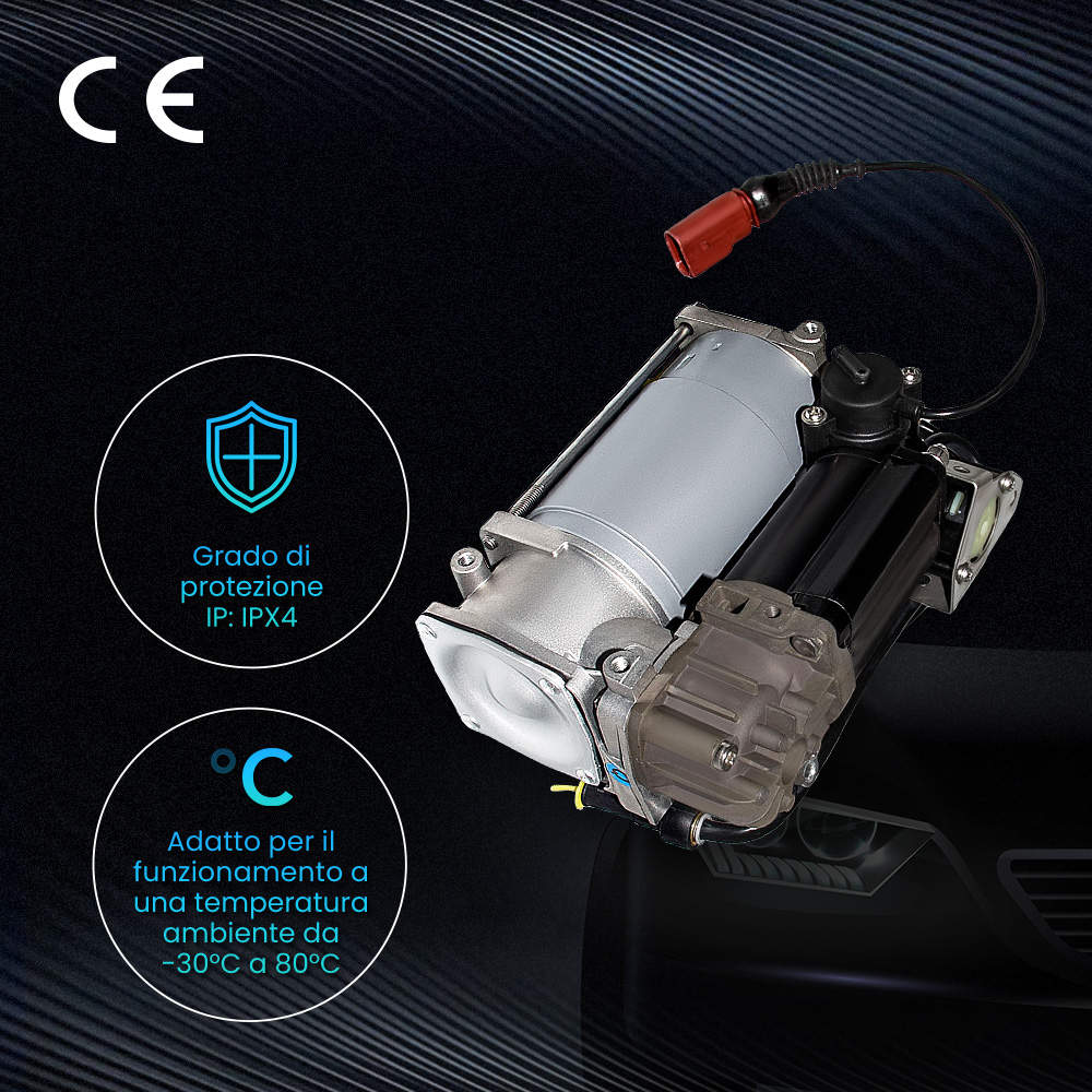 Compatibile per Bentley Continental VW Phaeton 3D0616005 Compressore Sospensioni Pneumatiche