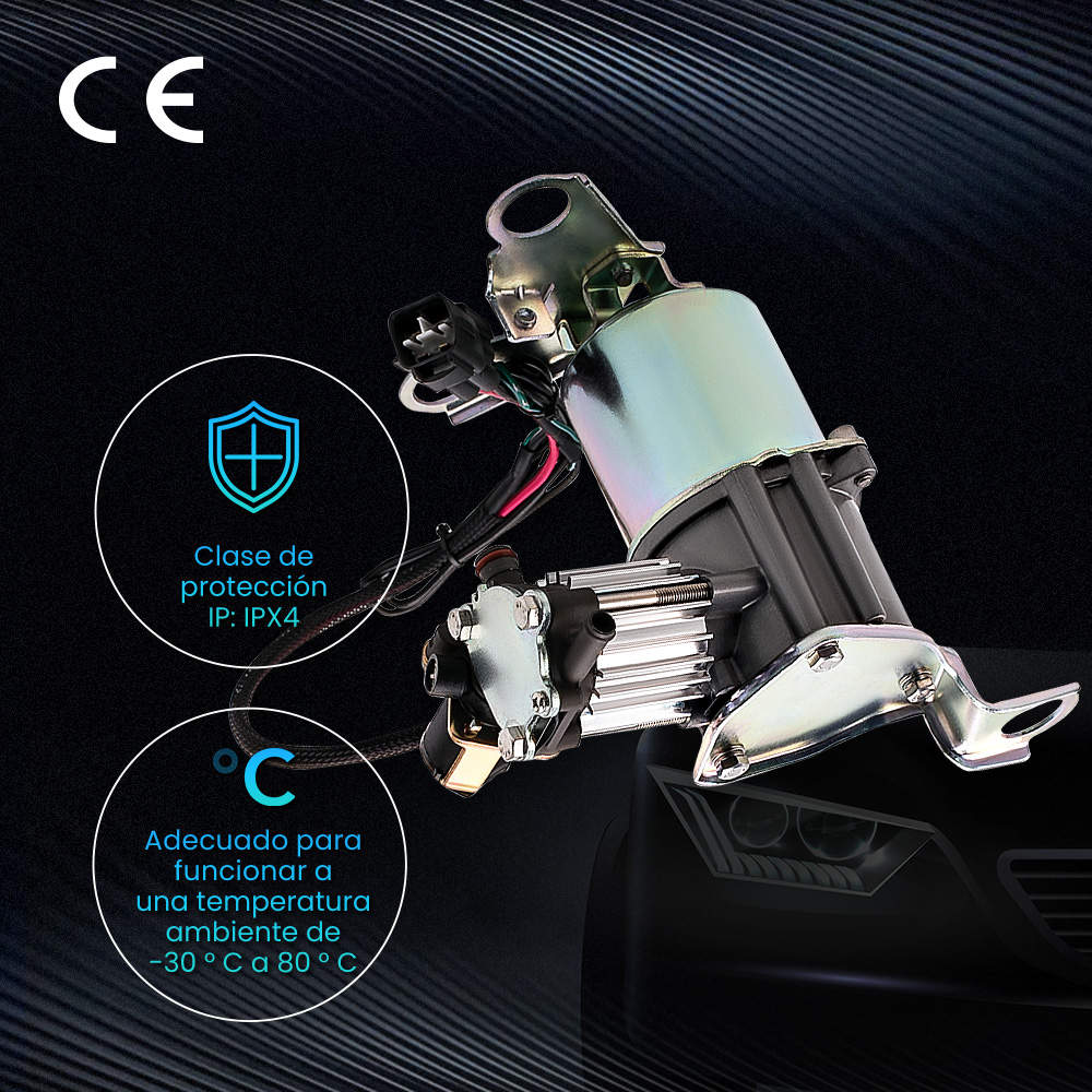 Bomba de compresor de suspensión neumática 4891060021 compatible para Toyota Land Cruiser Prado compatible para Lexus