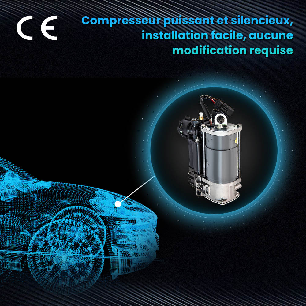 Compatible pour Jaguar X350 X358 XJ8 XJ8 L XJR Compresseur de suspension pneumatique Pompe C2C27702