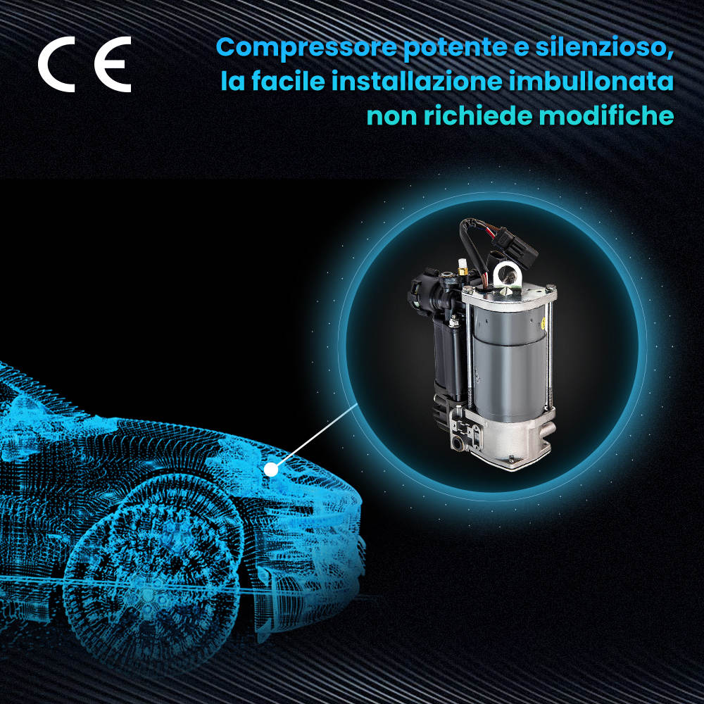 Pompa Del Compressore Sospesa Nuovissima compatibile per Jaguar Xj8 E Vanden Plas E Xjr 949-906