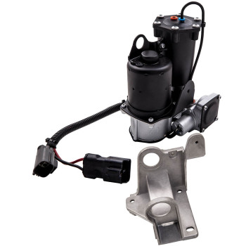 Bomba de compresor de aire de suspensión y soporte de montaje compatible para Land Rover Discovery 3
