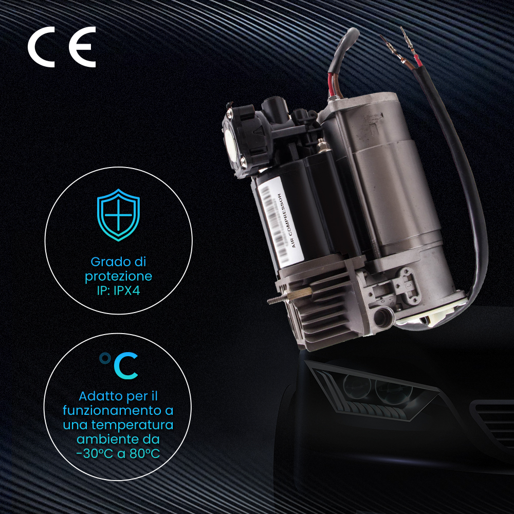 Per Range compatibile per Rover MK 3 Aria Sospensione Compressore Pompa RQL000014 - 2002-2010