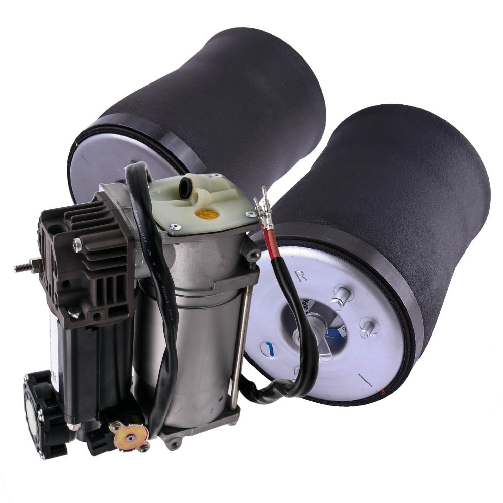 Compatible for BMW X5 E53 00-06 Rear Air Shock Absorber Suspension and Compressor Pump Kit