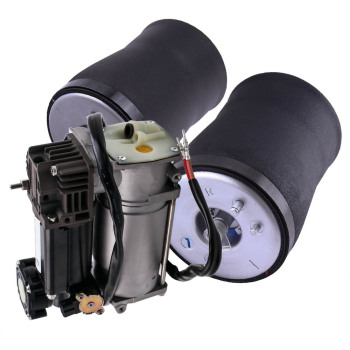 Compatible for BMW X5 E53 00-06 Rear Air Shock Absorber Suspension and Compressor Pump Kit