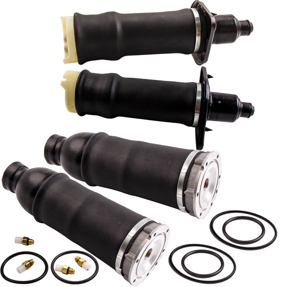 4 piezas Suspensión neumática compatible para Audi A6 4B C5 Allroad Delantero + trasero
