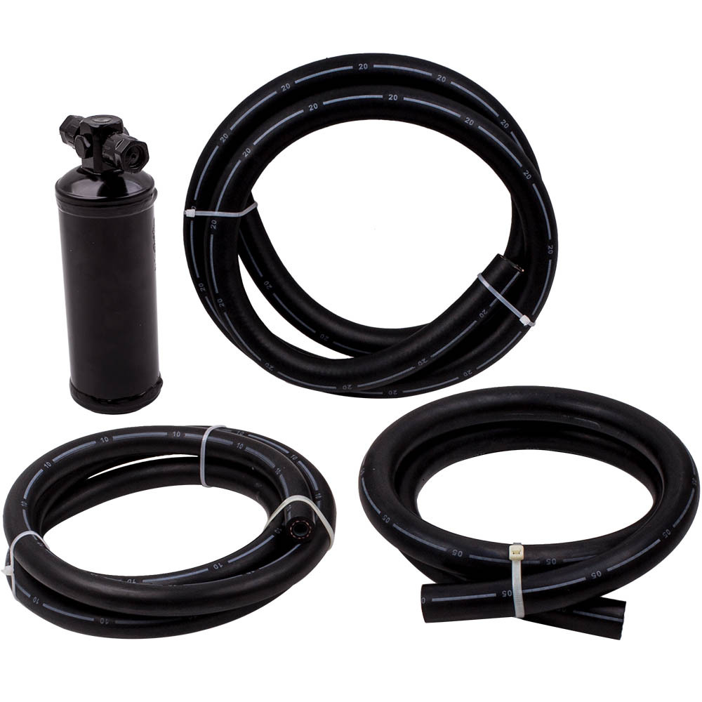 Kit tubo Aria Condizionata Tubi compatibile per AC O-Ring W/ Drier Raccordo Beadlock Kits