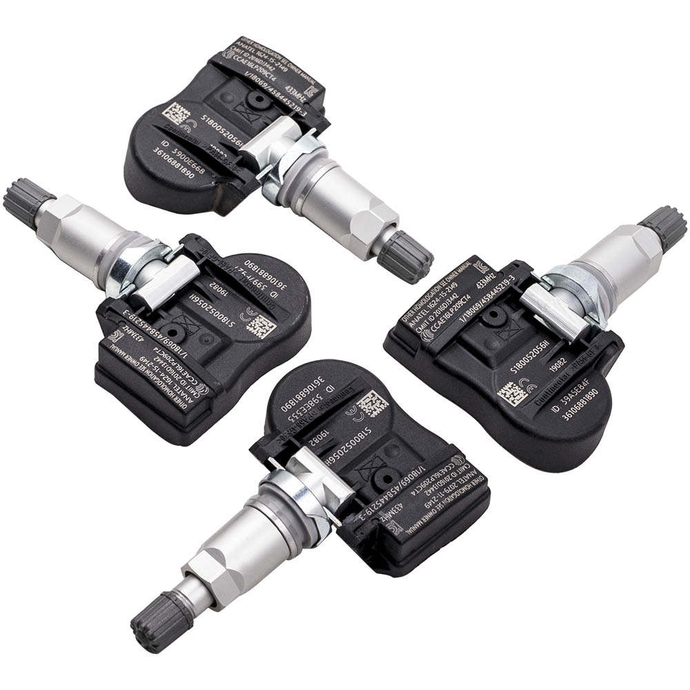 4Pcs Tire Pressure Sensor TPMS 433 MHz 36106858887 compatible for BMW 220i X5 X6 compatible for MINI M3 M4