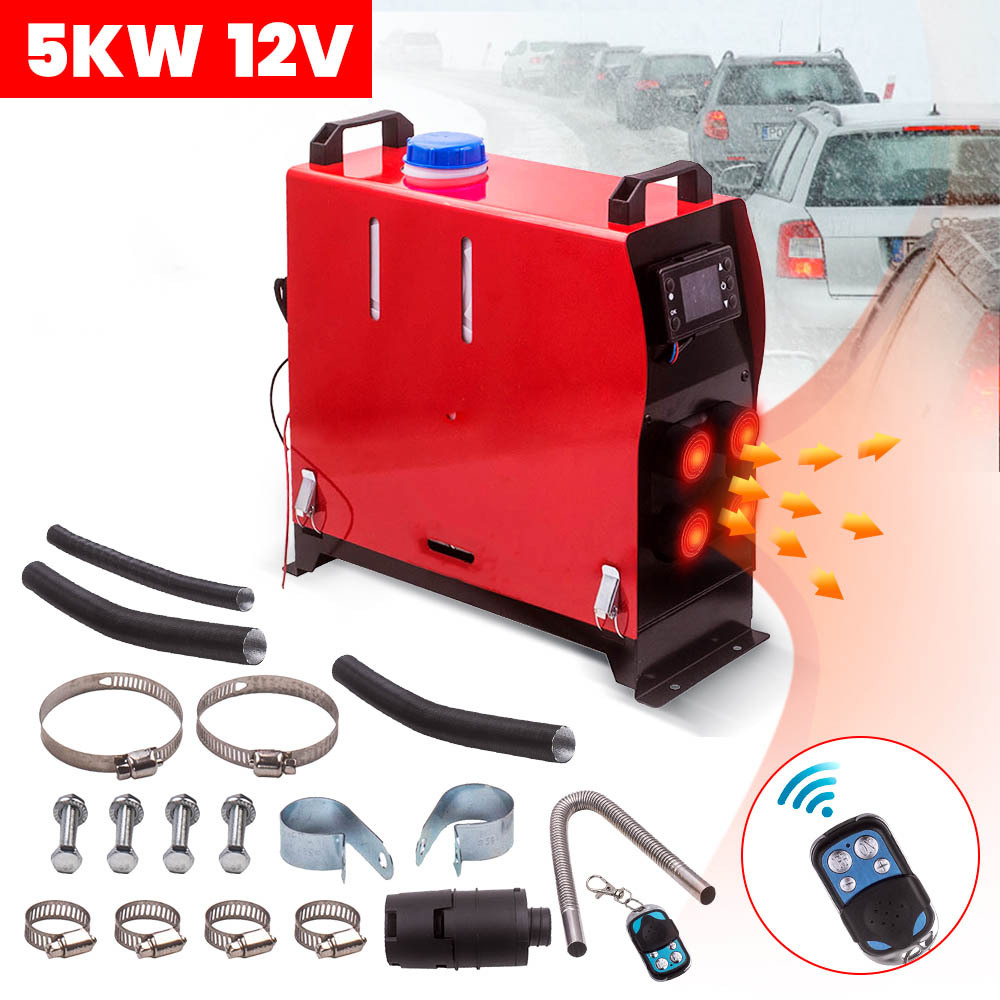 Diesel Heater 12V 2KW-5KW Remote Control diesel heater for Van Truck SUV Thermostat Motorhome