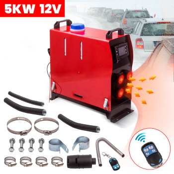 Diesel Heater 12V 2KW-5KW Remote Control diesel heater for Van Truck SUV Thermostat Motorhome