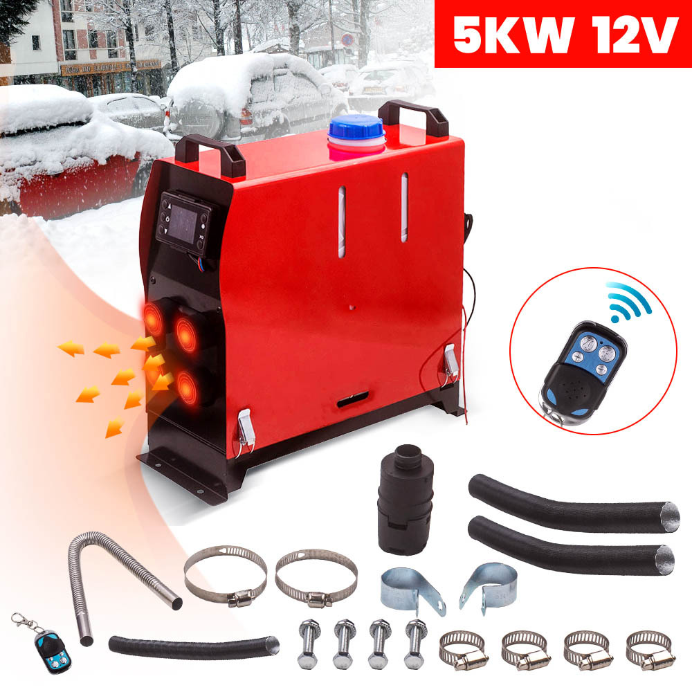 Diesel Heater 12V 2KW-5KW Remote Control diesel heater for Van Truck SUV Thermostat Motorhome